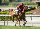 Treasuring wins the Senorita Stakes at Santa Anita Park