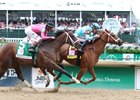 Monomoy Girl holds off Wonder Gadot to win the Kentucky Oaks
