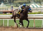Natalie J. Baffert's Dr. Dorr and jockey Joseph Talamo win the G2, $200,000 Californian Stakes, Saturday, April 28, 2018 at Santa Anita Park, Arcadia CA.