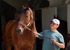 Catlaunch and trainer Ivan Vazquez.