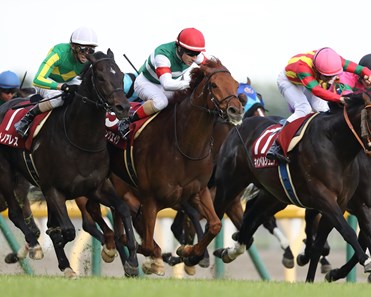 Moonquake wins the 2018 Grade 2 Keio Hai Spring Cup