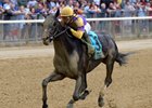 Midnight Disguise wins the Bouwerie Stakes