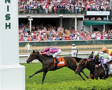 Toinette with Flavien Prat win the 34th Running of The Edgewood (GIII) at Churchill Downs on May 4, 2018