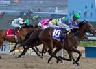 Gamble's Ghost rallies to a half-length score in the Trillium at Woodbine
