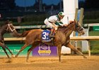Blue Prize clears Farrell to win the Fleur de Lis Handicap at Churchill Downs