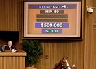 Justify sells as Hip 50 during the 2016 Keeneland September yearling sale
