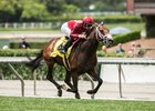 River Boyne wins the Rainbow Stakes to stay undefeated in four starts on the Santa Anita turf