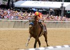Hoppertunity leaves the competition behind in the Brooklyn Invitational Stakes at Belmont Park
