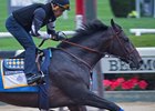 Restoring Hope gallops at Belmont Park