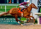 Finite wins the Rachel Alexandra Stakes Feb. 15