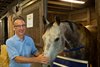 Caption: Remi Bellocq with Monacle
BCTC equine school and NARA in Lexington, Ky., and Thoroughbred Training Center, on July 6, 2020 BCTC in Lexington, KY.