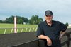 Bruce Lunsford at Skylight Training Center with his horse Art Collector and trainer Tommy Drury on Aug. 12, 2020 Skylight Training Center in Prospect, KY.