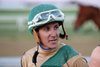 Jockey Tyler Conner won three stakes races, including the Penn Mile at Penn National Racecourse in Granville, PA on Friday June 3, 2022