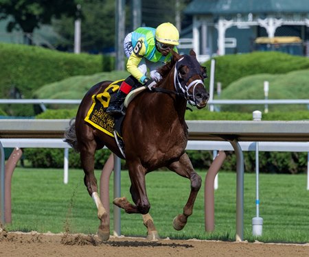 Rhyme Schemes wins the 2023 Saratoga Special Stakes at Saratoga Race Course