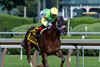 Jockey Ricardo Santana Jr.rides Rhyme Schemes to the win in the 118th running of The Herb Moelis Memorial Saratoga Special at the Saratoga Race Course Saturday, Aug. 12, 2023 in Saratoga Springs, N.Y. Photo  by Skip Dickstein