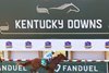 Get Smokin wins the 2023 Kentucky Turf Cup Stakes at Kentucky Downs
