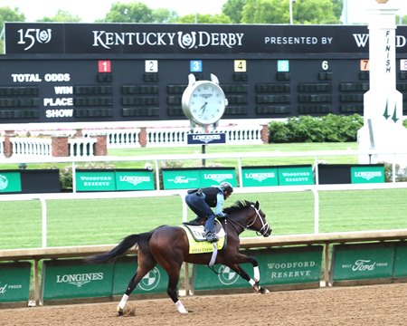 Champion Fierceness is scheduled to start from post 17 in the Kentucky Derby at Churchill Downs