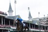 First Mission wins the 2024 Alysheba Stakes (Gr. 2), Churchill Downs, Louisville, KY, May 3, 2024, Mathea Kelley