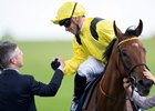 Silvestre de Sousa and Roger Varian after Elmalka&#39;s win in the 1000 Guineas
Newmarket 5.5.24 Pic: Edward Whitaker