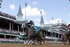 Seize the Grey wins the 2024 Pat Day Mile at Churchill Downs, Louisville, KY, May 4, 2024, Mathea Kelley
