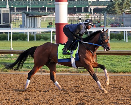 The speedy Track Phantom is a candidate to set the pace in the Kentucky Derby at Churchill Downs 