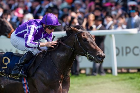 Gstaad wins the Coventry Stakes at Ascot Racecourse