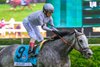 Ag Bullet with John Velazquez wins the Jaipur Stakes (G1T) at Saratoga Race Course on June 8, 2025.
