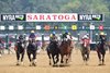 Racing at Saratoga Race Course, August 2025