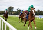 Benvenuto Cellini and Christophe Soumillon winners of the Gr.2 KPMG Champions Juvenile Stakes.
Irish Champions Weekend.
Leopardstown.
Photo: Patrick McCann/Racing Post
13.09.2028