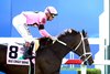 OLE CRAZY BONE wins the 2025 Kentucky Turf Cup Invitational Stakes at Kentucky Downs