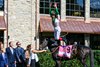 Khaadem with Lanfranco Dettori wins the Woodford (G2T) at Keeneland in Lexington, Ky. on Oct. 4, 2025
