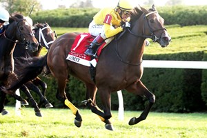 Admit wins the Valley View Stakes at Keeneland