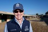 Aidan O'Brien at Del Mar on Tuesday morning
Del Mar 28.10.25 Pic: Edward Whitaker