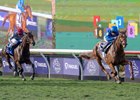 Notable Speech with William Buick wins the Mile (G1T) at Del Mar Racetrack in Del Mar, CA on November 1, 2025.