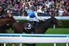 Sosie (No. 5) wins the 2025 G1 LONGINES Hong Kong Vase (2400m) at Sha Tin Racecourse today (Sunday, 14 December) for trainer Andre Fabre and jockey Maxime Guyon