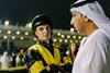 Jockey Connor Beasley at Abu Dhabi Turf Club