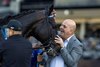 Kretz Racing's Cabo Spirit and jockey Mike Smith win the Grade III $100,000 San Gabriel Stakes Sunday, December 28, 2025, opening day of the Santa Anita Park meet. Trainer George Papaprodromou savors the win.
Benoit Photo