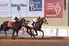 Mister Omaha (2) holds off the rally of Classy Empire (1) to win the Jim Thorpe Stakes at Remington Park on Saturday, December 20, 2025. Luis Quinonez was up for the win.
Credit: Dustin Orona Photography/Remington Park