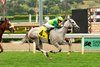 Sayjay Racing’s Hey Jessie and jockey Emisael Jaramillo, right, prevail over Cailin Dana (Armando Ayuso up), left, for victory in the $100,000 Santa Barbara Stakes Sunday, May 3, 2026 at Santa Anita Park, Arcadia, CA. The score gave trainer Sean McCarthy career win number 200.
Benoit Photo