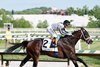 Navajo Warrior #2 with Flavien Prat riding won the $250,000 Grade III Pimlico Special at Laurel Racecourse on Friday May 15, 2026. Photo By Bill Denver/EQUI-PHOTO