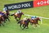 Lost Boys (Jason Watson , farside) beats Sahara King in the London Gold Cup
Newbury 16.5.26 Pic: Edward Whitaker