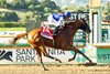 Baoma Corp.’s Mizumi and jockey Juan Hernandez win the Grade III $100,000 Summertime Oaks Saturday, June 13, 2026 at Santa Anita Park, Arcadia, CA. The 3-year-old daughter of Justify is trained by Hall of Famer Bob Baffert.
Benoit Photo