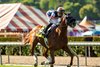 Gold Phoenix and jockey Hector Berrios win the Grade III, $100,000 San Juan Capistrano Stakes, Sunday, June 14, 2026 at Santa Anita Park, Arcadia CA.
© BENOIT PHOTO