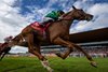Benvenuto Cellini (Ryan Moore) winning the Irish Derby.
The Curragh.
Photo: Patrick McCann/Racing Post
28.06.2026