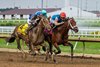 Leading Change (Gun Runner - Starship Warpspeed by Congrats) with Irad Ortiz Jr. for Brad Cox.