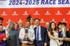 Ryan Tongue: director of Deva Racing (right of trophy in blue suit)
Imperial Emperor wins the 2025 Al Maktoum Classic at Meydan Racecourse