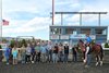 Jimmy Jams wins the 2026 Accredited Wyoming Bred Thoroughbred Futurity at Sweetwater Downs