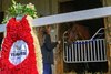 Elsa Lorieul gives a mint to Leading Change. Leading Change at the Brad Cox barn the morning after his Travers Stakes (G1) win at Saratoga Race Course in Saratoga Springs, N.Y., on August 30, 2026.
