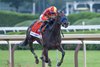 Explora with jockey Flavien Prat on the way tot he win in the 101st running of The Test presented by Ticketmaster at the Saratoga Race Course Saturday Aug.6, 2026 in Saratoga Springs, N.Y. Photo by Skip Dickstein