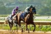 Rabeeba and jockey Juan Hernandez win the Grade III, $150,000 Torrey Pines Stakes, Sunday, August 30, 2026 at Del Mar Thoroughbred Club, Del Mar CA.
© BENOIT PHOTO